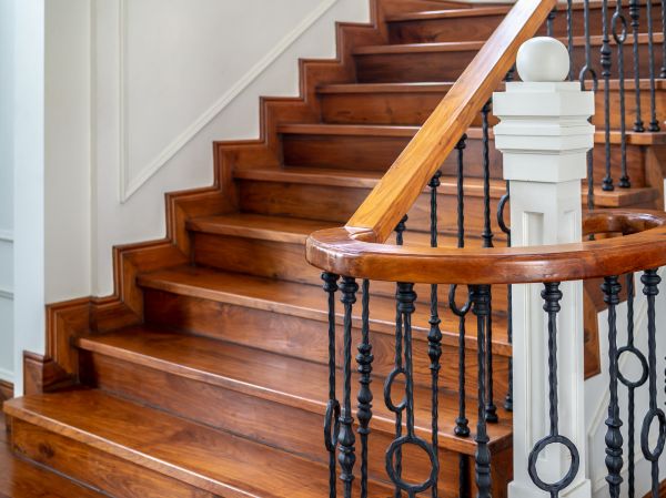 Interior Stairs Staining